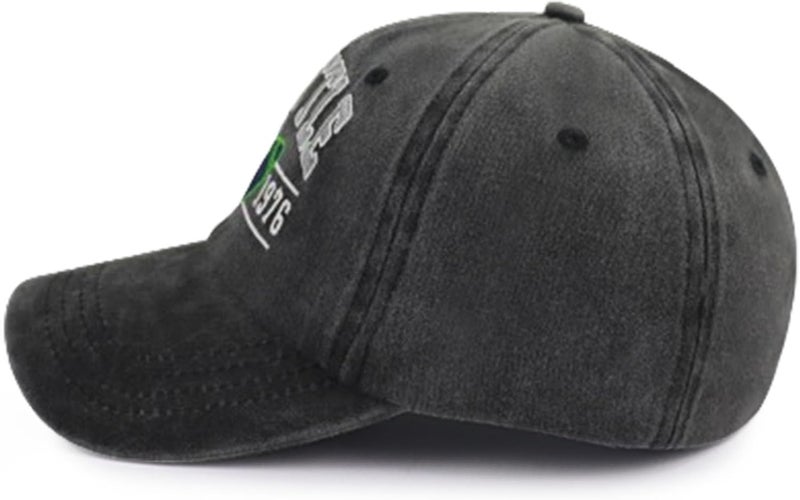 Terojnkl Embroidered City Football Hat for Men Women, Adjustable Unisex Cotton Fans Baseball Cap - Image 3